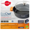 cazuela baja ecochef naranja CAJA