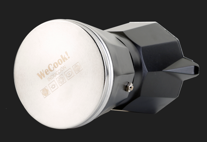 MIBRICOTIENDA wecook cafetera aluminio luccia apta induccion 12 tazas 30112